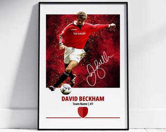 Ballon Manchester United Adidas signé par David Beckham | LCS