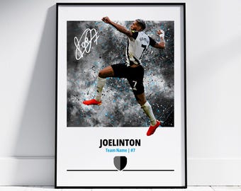 Joelinton Poster: Football Posters, Football Prints