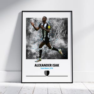 Alexander Isak Poster | Newcastle United | NUFC | Newcastle Gifts