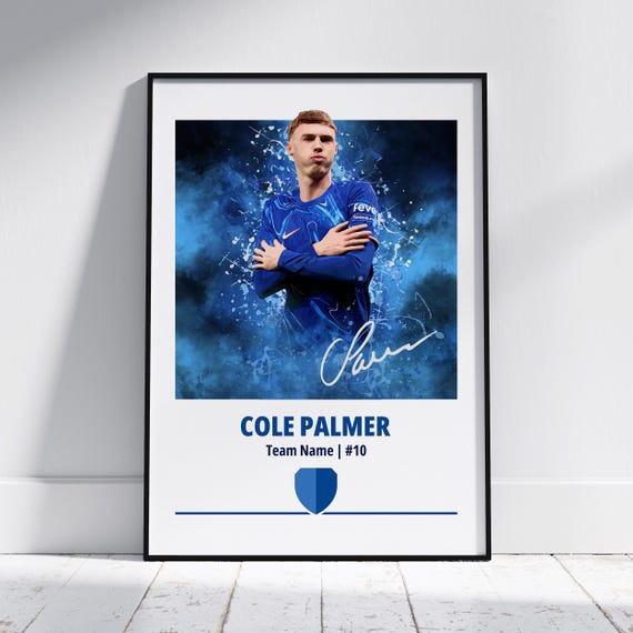 Cole Palmer Poster: Football Posters, Football Prints