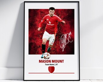 Mason Mount Poster: Football Posters, Football Prints