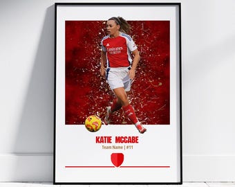 Katie McCabe Poster: Women's Football Poster