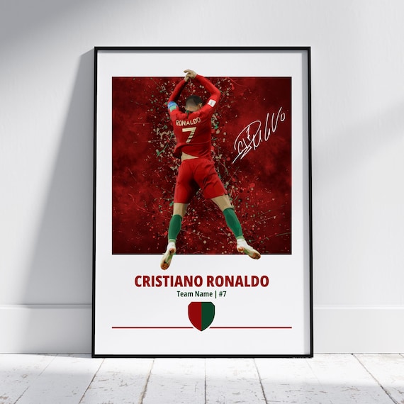 Cristiano Ronaldo Poster: Football Posters, Football Prints