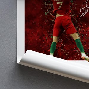 Poster Cristiano Ronaldo : affiches de football, impressions de football image 2
