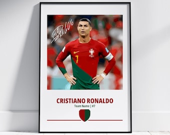 Poster Cristiano Ronaldo : édition Portugal, poster football