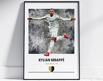 Mbappe Poster: Football Posters, Football Prints