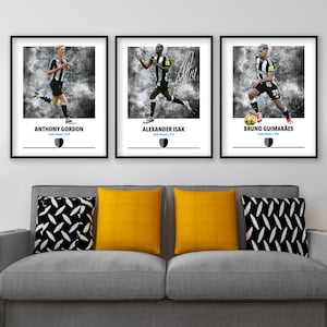 Paquete con descuento de 3 pósteres del Newcastle United / Regalos del NUFC / Newcastle