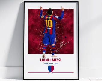 Lionel Messi Poster: Football Posters, Football Prints