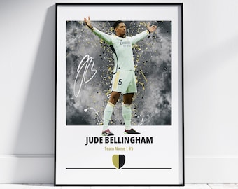 Jude Bellingham Poster: Football Posters, Football Prints