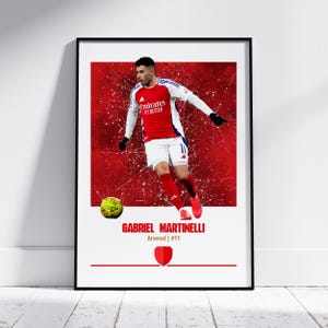 Martinelli Poster: Football Posters, Football Prints