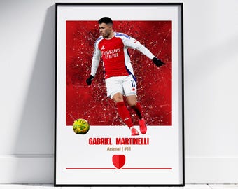 Martinelli Poster: Football Posters, Football Prints