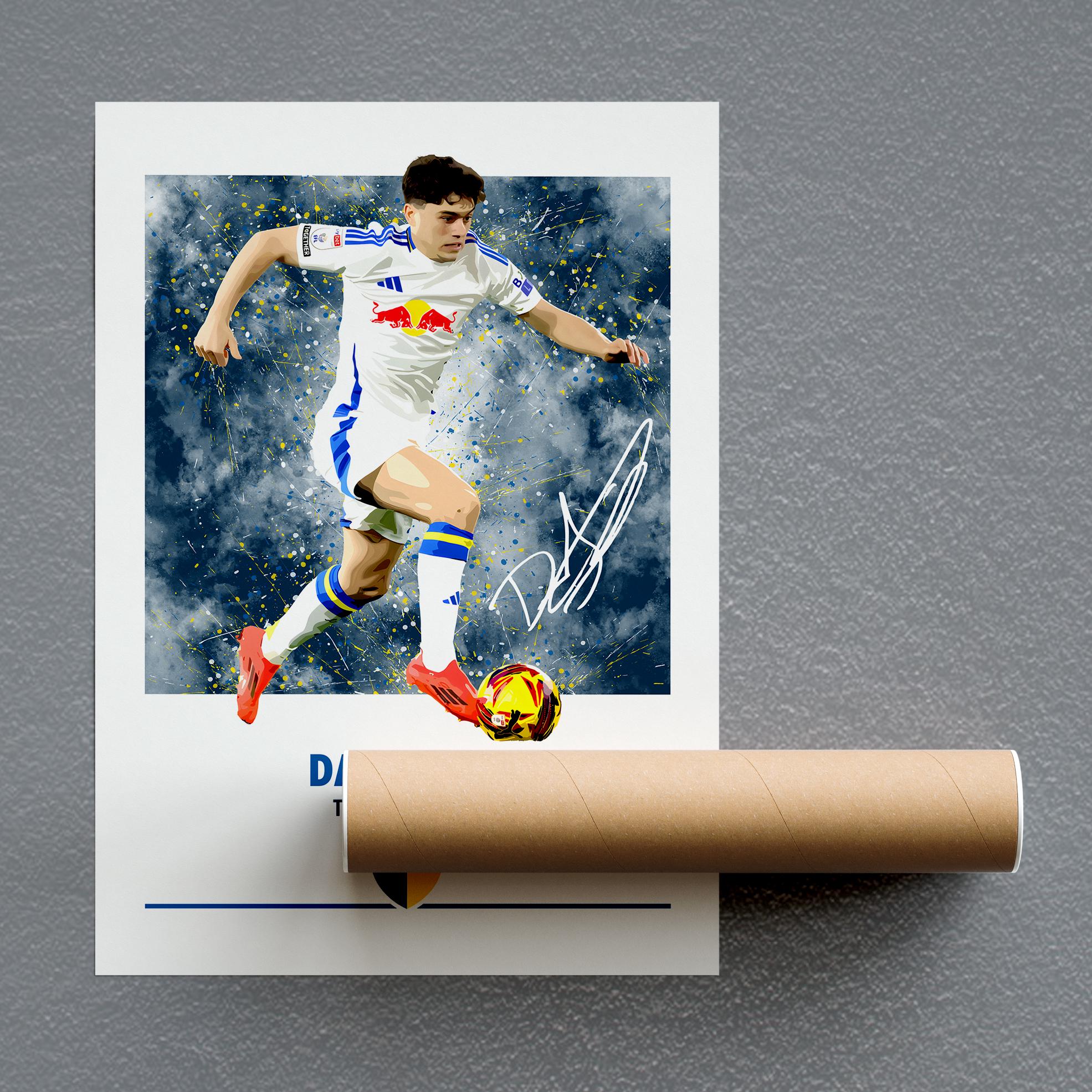 Dan James Poster: Football Posters, Football Prints - Etsy