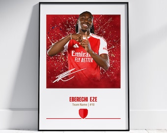 Eberechi Eze Poster: Football Posters, Football Prints