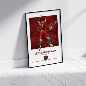 Poster Cristiano Ronaldo : affiches de football, impressions de football image 3