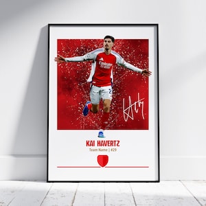Kai Havertz Arsenal Poster: Football Art Print