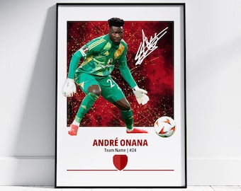 Onana Poster: Football Posters, Football Prints