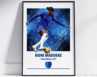 Noni Madueke Poster: Football Posters, Football Prints