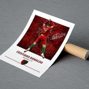 Poster Cristiano Ronaldo : affiches de football, impressions de football image 5