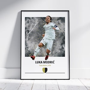 Luka Modric Poster: Football Posters, Football Prints