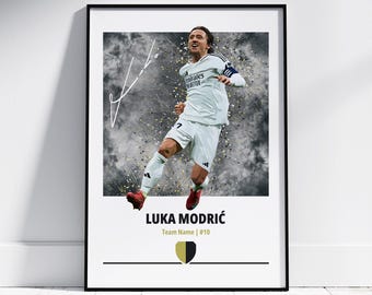 Luka Modric Poster: Football Posters, Football Prints