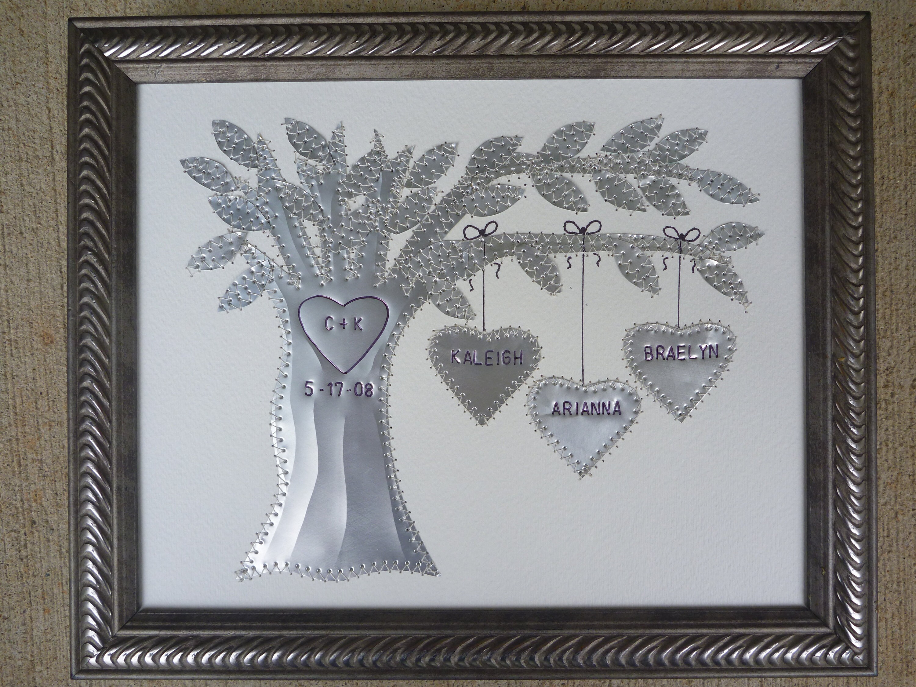 10 Year Anniversary Gift, Tin Anniversary Gift, Anniversary