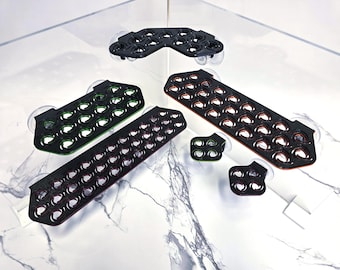 Soporte Grip Rack – Soporte para fragmentos de coral con ventosa para acuarios de arrecife / Soporte de PETG de alto flujo para fragmentos / Capacidad para tapones de fragmentos de 3/8”–1/2” / Varios colores