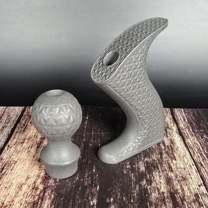 Stanley #40 & #40 1/2 Ersatzgriff und -knopf | 12-teiliges Griffset aus robustem Nylon | Strukturierter Griff | Ersatzteile für die Hobelreparatur