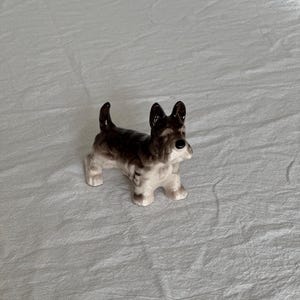 Vintage Ceramic Scottish Terrier Dog Figurine Made in Japan Small Dog Figurine Collectible Cute Ceramic Dog Collectible Animal Figurine