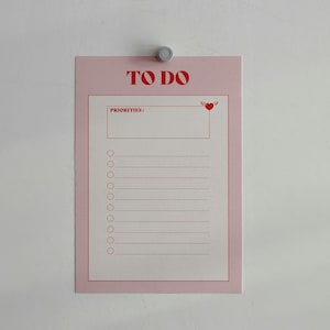Valentine’s Day A5 To-Do List PDF