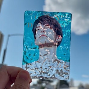 Love and Deep Space Sylus Caleb Zayne Xavier Rafayel Cosmic Encounter Colored Acrylic Bookmark small card Water ripple Effect material