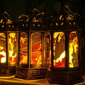 Love and Deep space Sylus Dargon Night Light Handmade Unique design