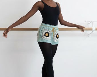 Virkning, uppvärmning/överdrag/shorts, xs-small