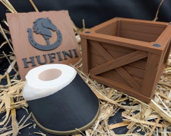 HUFINI® Magnetic Hobby Horse Hoof | Interchangeable Horseshoe | Handmade 3D Accessory | Made in Germany |