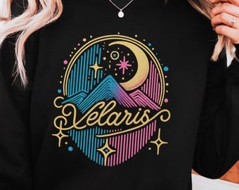 Velaris ACOTAR Sweatshirt, Stadt des Sternenlichts Hoodie, Night Court Pullover, Sarah J Maas Merch, Buch-Liebhaber-Geschenk, Fantasie-Leser-Bekleidung, Trendy