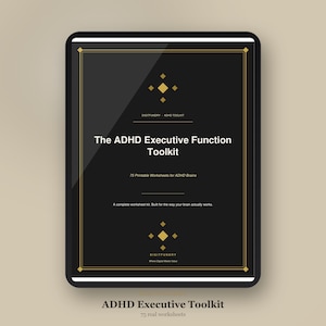ADHD Executive Function Toolkit, 75 Worksheets (English, Français, Español)