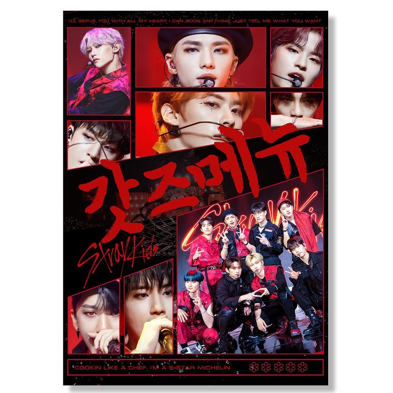 Stray Kids Posters Set of 11 - Kpop Wall Art Printable | Room Aesthetic ...