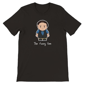 The Funny One - uniseks tekenfilmshirt - op popcultuur geïnspireerd grafisch shirt