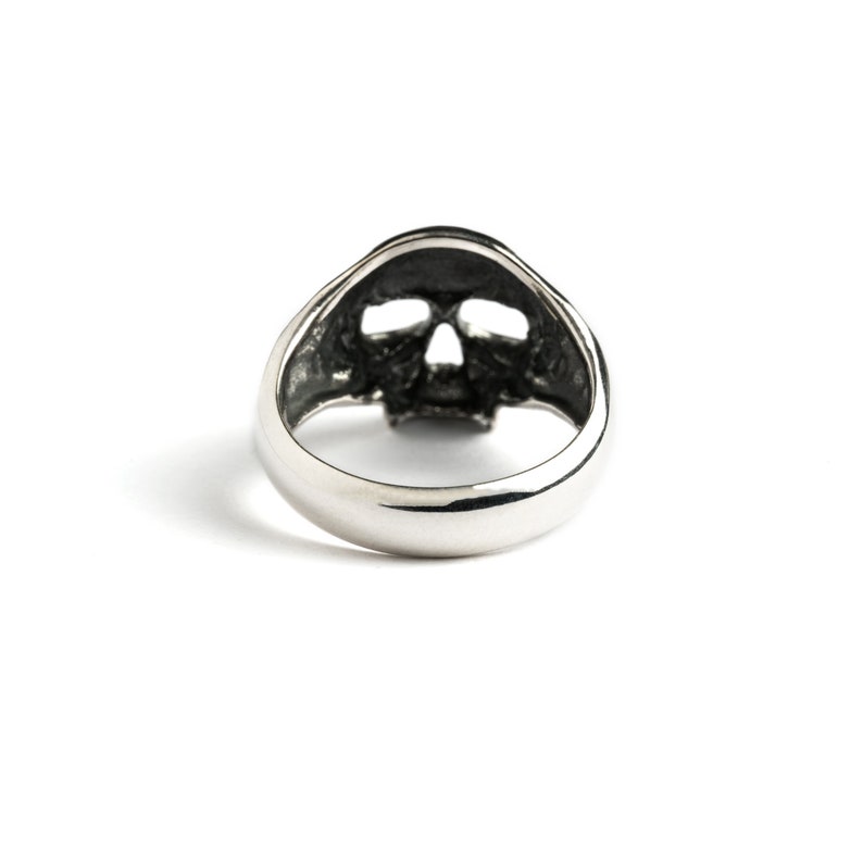 Handcrafted 925 Sterling Silver High Detailed Skull Rings