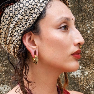 Orbit ear weights hoops, stretched ears hoop hangers 6mm (2g) clicker hoops gauge earrings, ear weights and hangers PRICE PER SINGLE