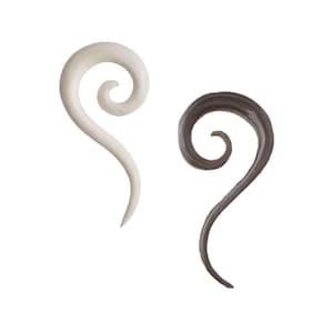 Haku ear stretchers, stretched ears gauge earrings 2mm/12g - 14mm/9/16” ear gauges, natural organic tribal gauge jewelry, PRICE PER SINGLE