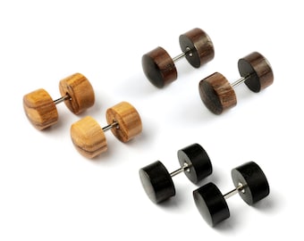 SET COLLANA E ORECCHINI PICCOLI IN LEGNO A SPIRALE - Gioia D'Oriente - Foto 4