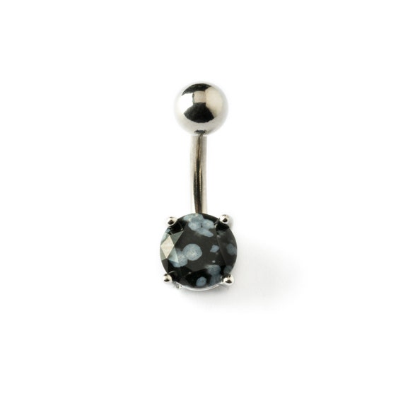316L Surgical Steel & Brass Lotus Flower with Purple Moon Stone Belly Ring 316L Surgical Steel & Brass Lotus Flower with Purple Moon Stone Belly Ring