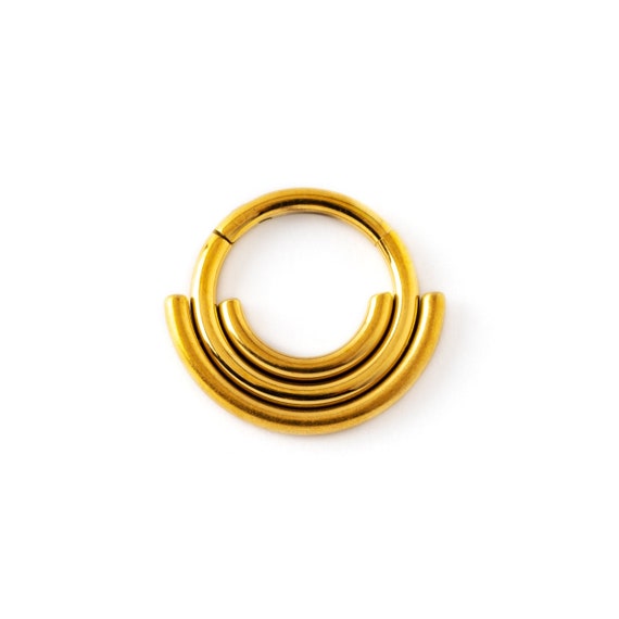 Piercing Septum Clicker Argento Tribale Clicker - Foto 6