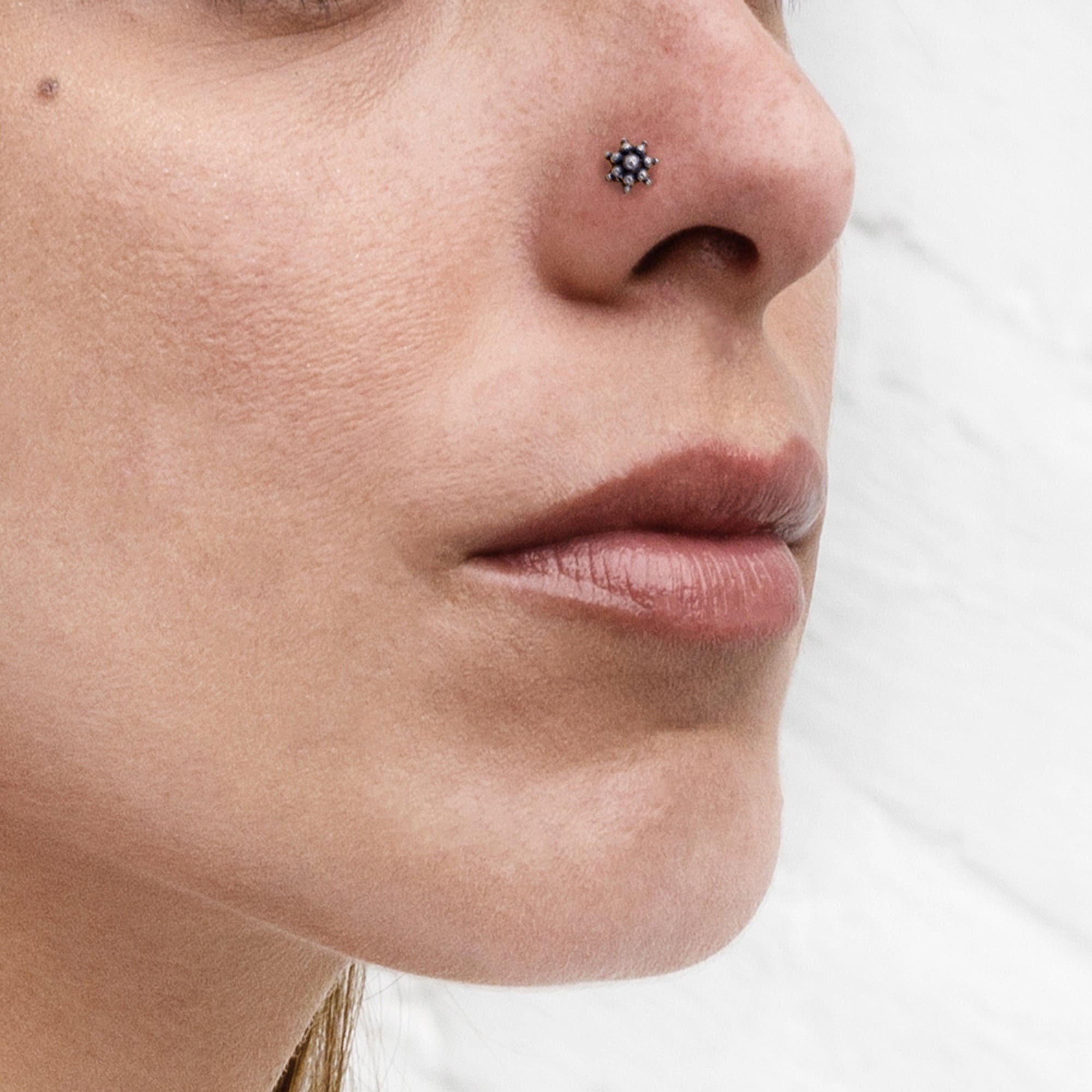 Septum Ring - 1.2 mm (16g) - Silver 9.25 - S - M - L | Organika Tribal