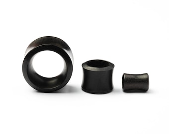 Blackwood Ear Plugs for stretched ears 4mm (6g) - 30mm (1.18”) natural organic ear gauges, plugs and tunnels, gauge Jewelry
