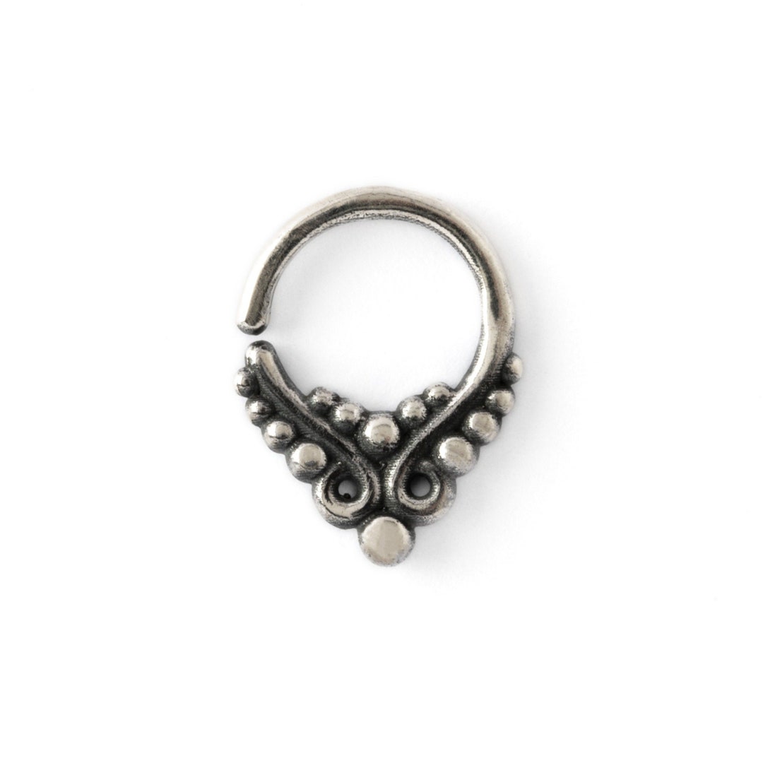 Asmara Sterling Silver Earrings plated in Rhodium
