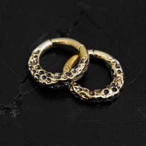 Carved weights hoops, hoop hangers for stretched ears 4mm (6g), 6mm (2g) hoops gauge earrings, ear weights and hangers, PRICE PER SINGLE