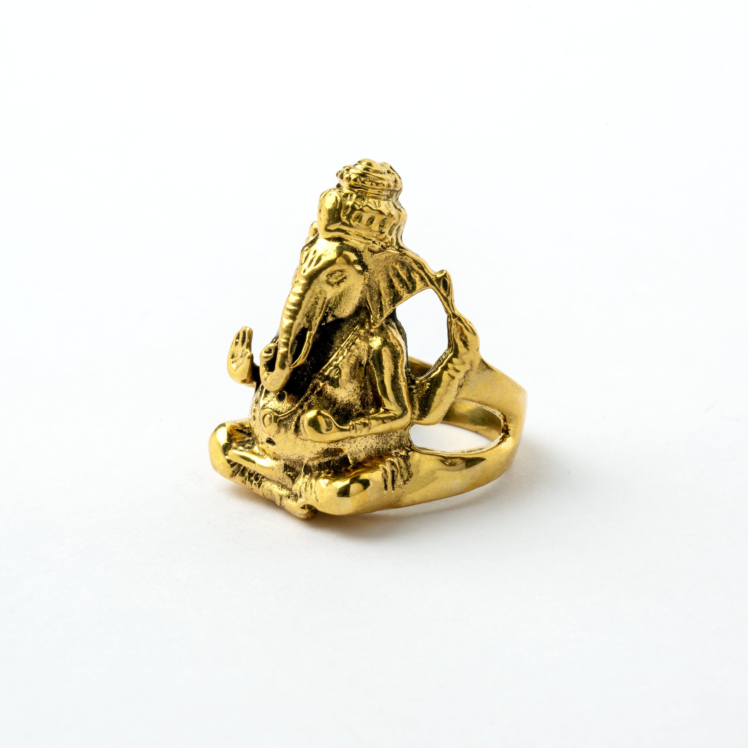 Buy 22Kt Lord Ganesha Gifting Gold Ring For Men 97VM6383 Online from  Vaibhav Jewellers