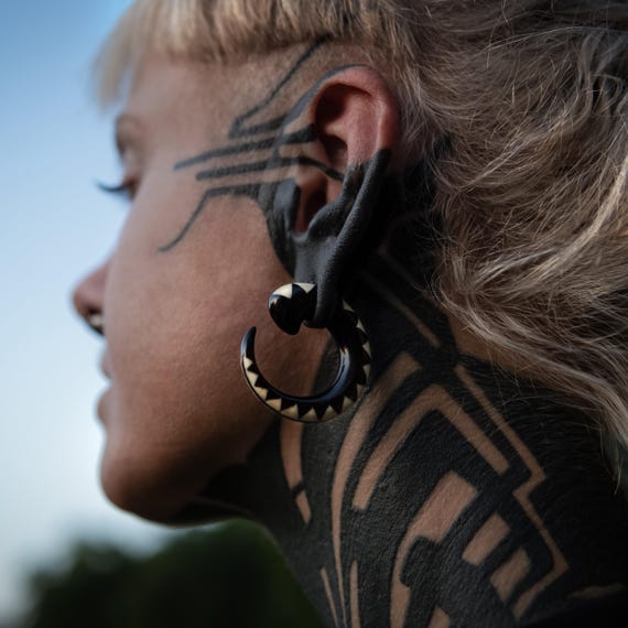 4mm 5mm stretched ears