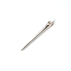 Sterling Silver Pin Earrings, Stick Earrings, Needle Earrings, Minimalist Silver Earrings, Fake Gauge Earrings,Thin Silver Earrings,Piercing